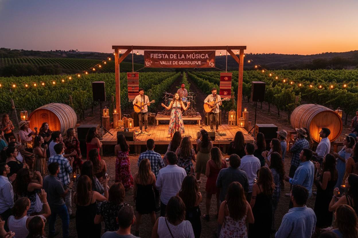 Ensenada impulsa reactivación económica del Valle de Guadalupe con conciertos masivos