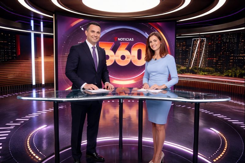 Telemundo estrena 'Noticias 360', el primer noticiero totalmente virtual en Estados Unidos