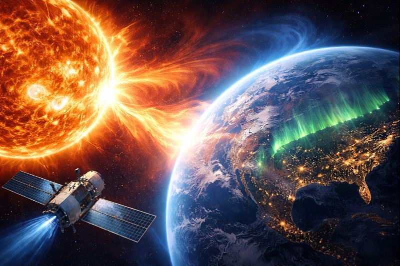 Alertan por tormenta solar severa este martes: fallas tecnológicas y fenómenos visibles