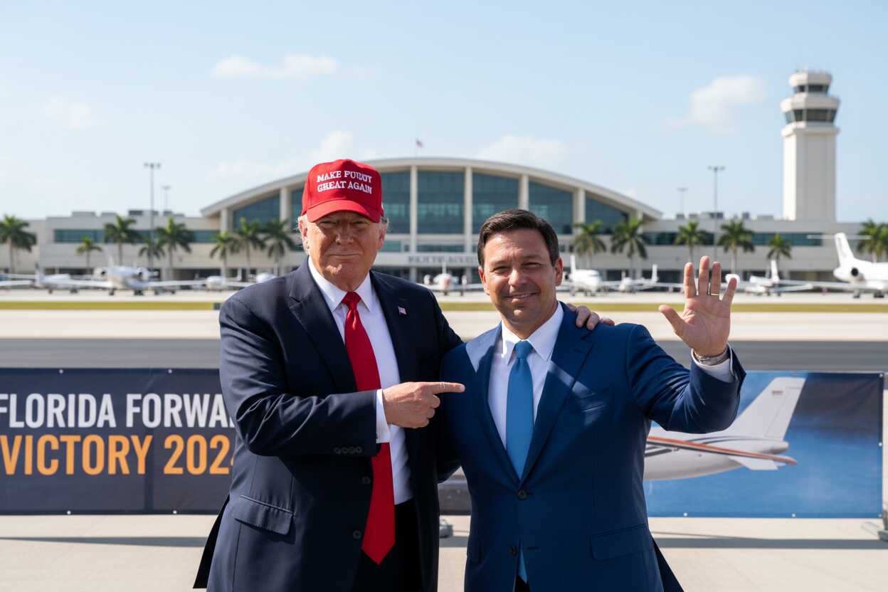 Aeropuerto de Palm Beach cambiará su nombre por el de Trump