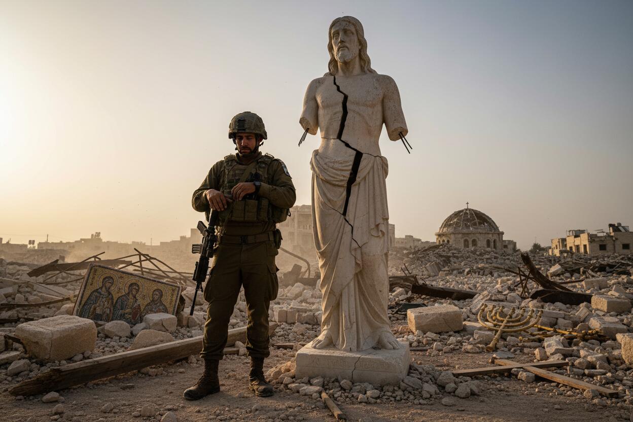 Profanación de estatua de Jesús en Líbano: condena internacional a Israel