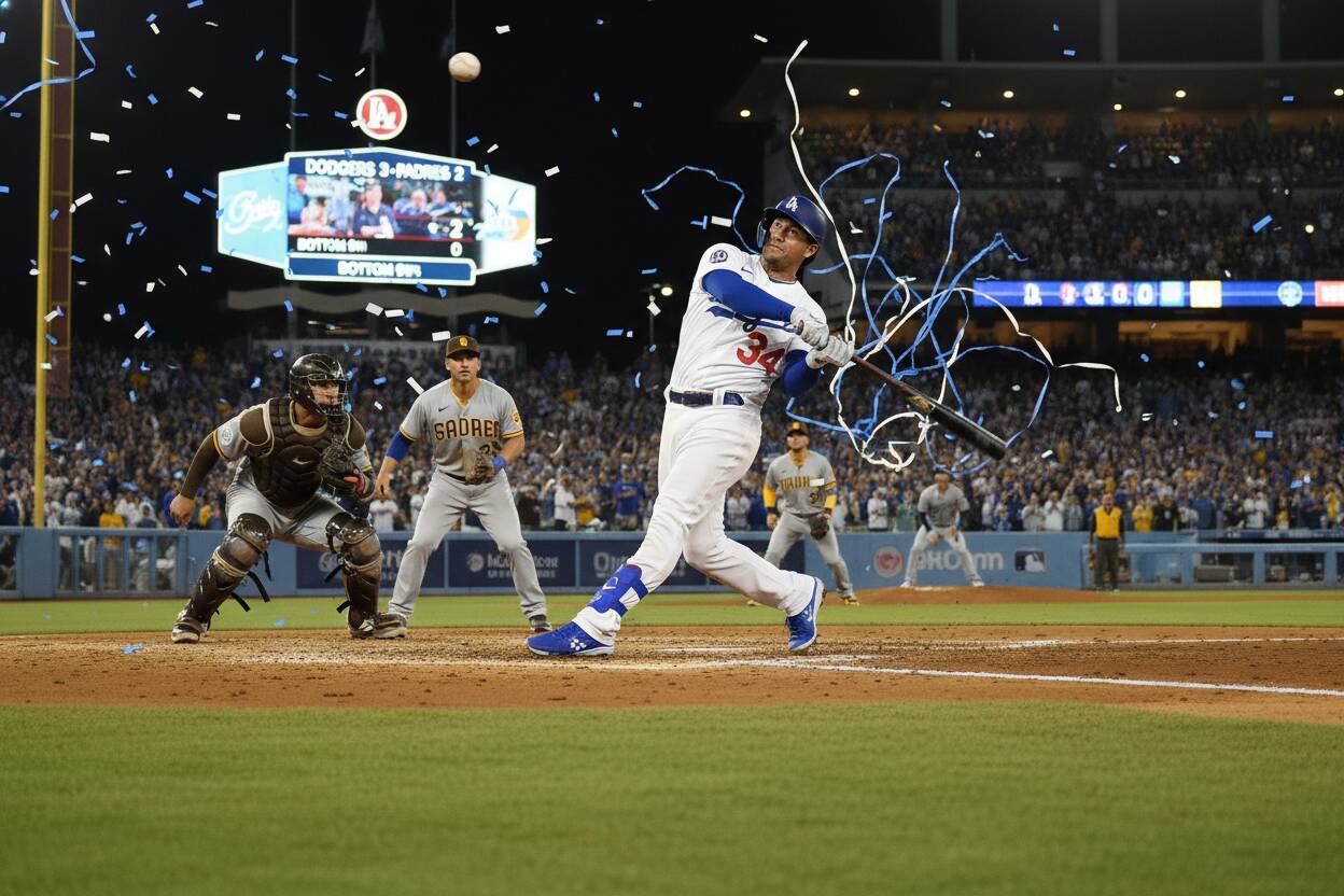 Dodgers pierden ante Padres en San Diego por marcador de 1-0