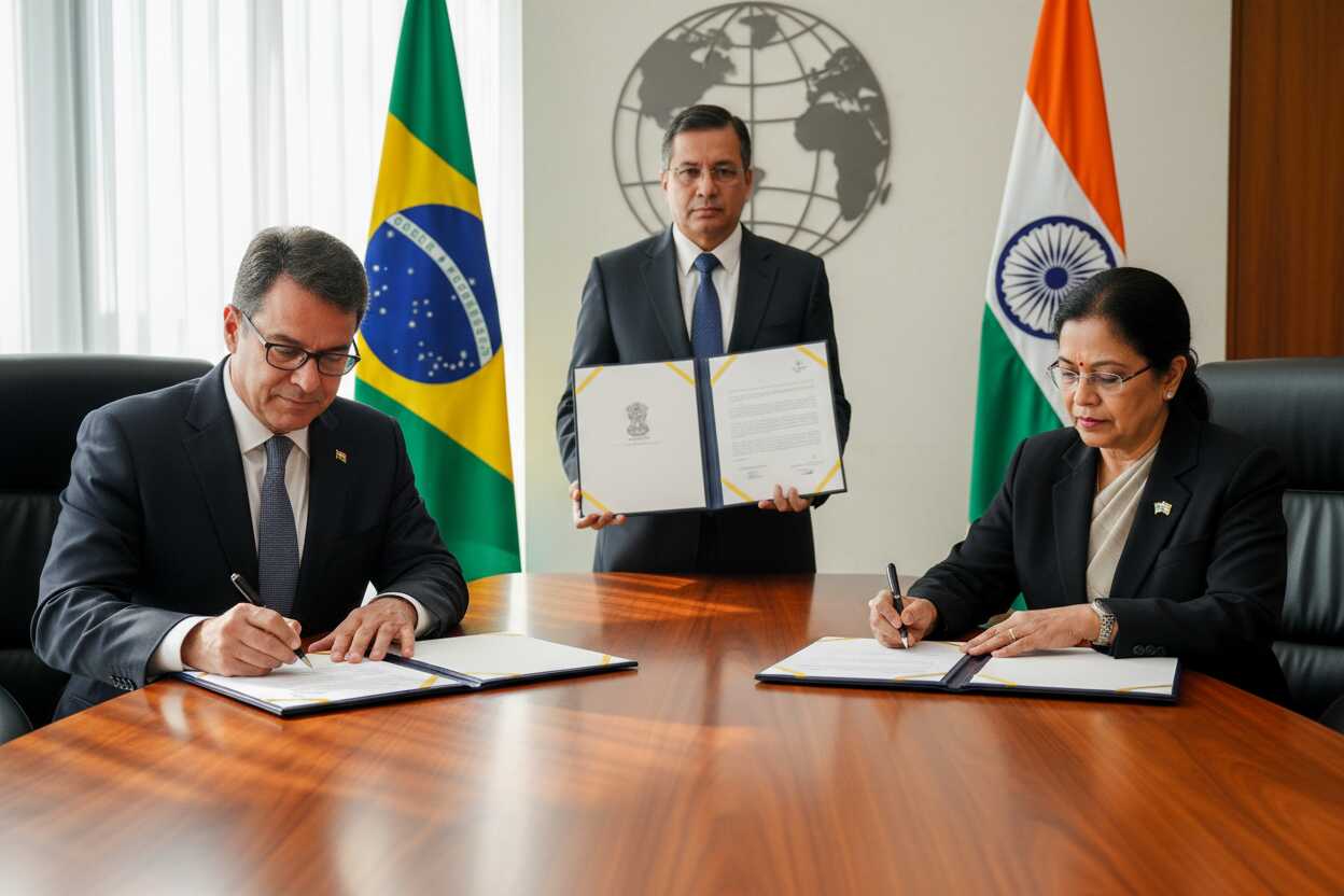 Brasil y India firman acuerdo para liderar energías renovables