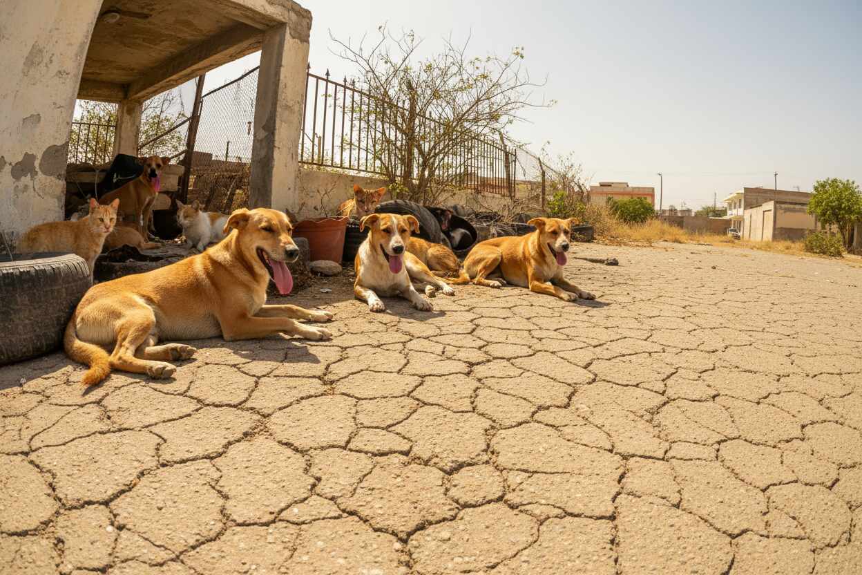 Peligro inminente: pavimentos ardientes queman patas de mascotas en segundos