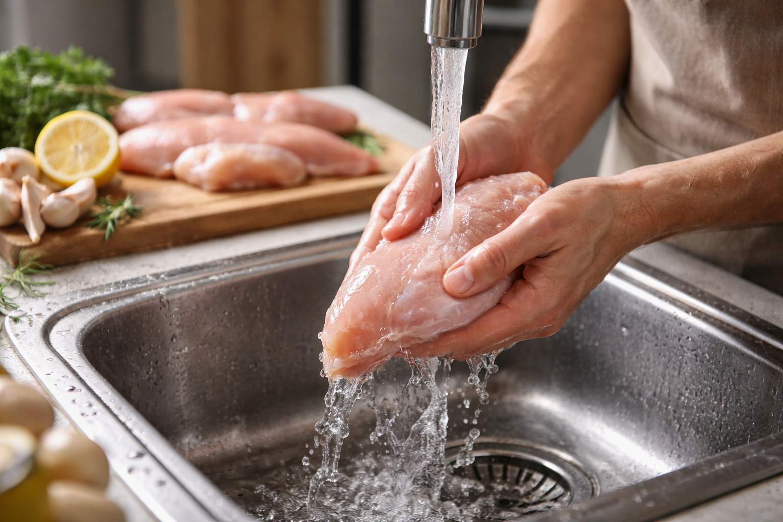 Lavar la carne antes de cocinarla: Rafa Carbajal alerta sobre riesgos