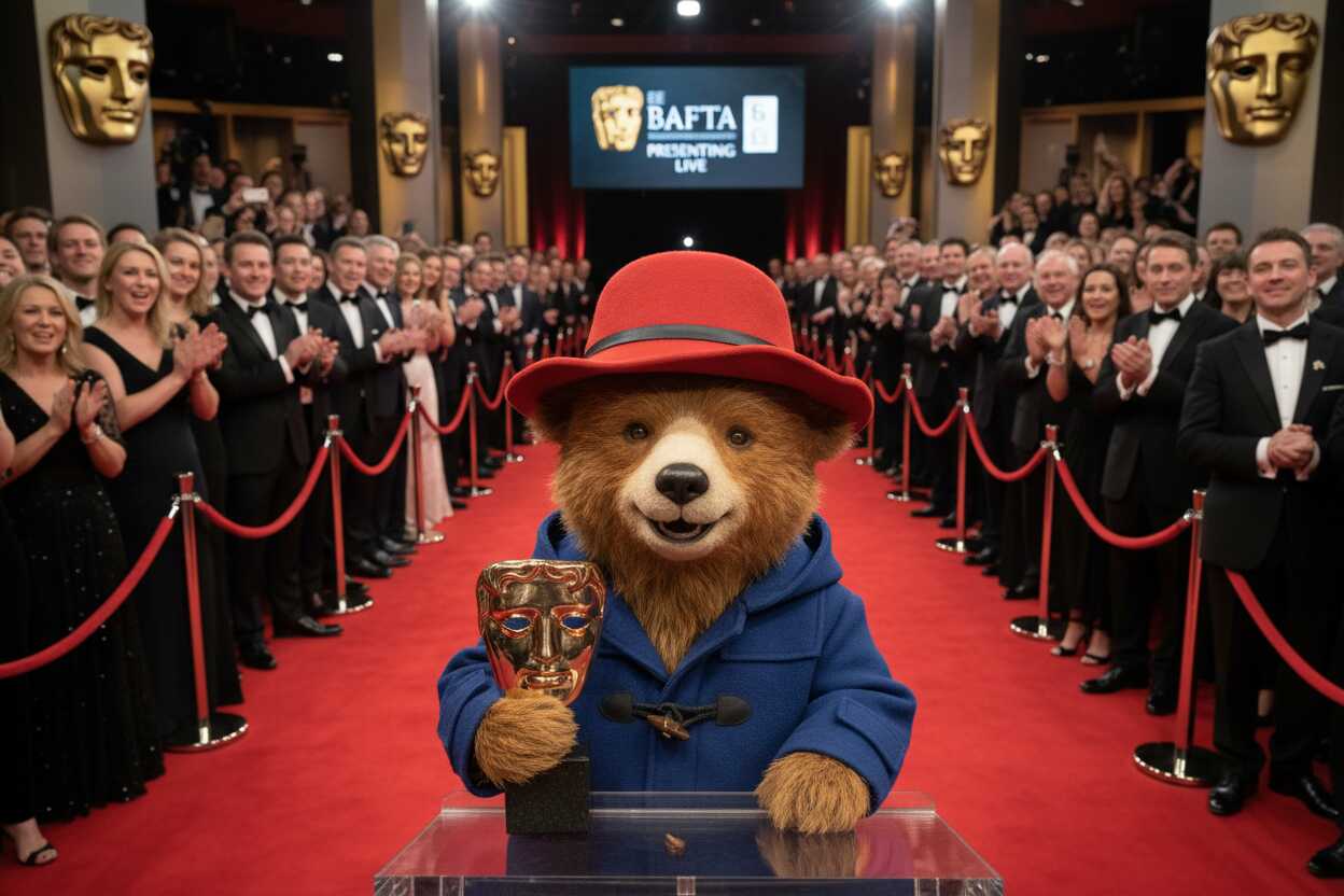 Paddington entrega premio en los BAFTA con emotivo discurso.