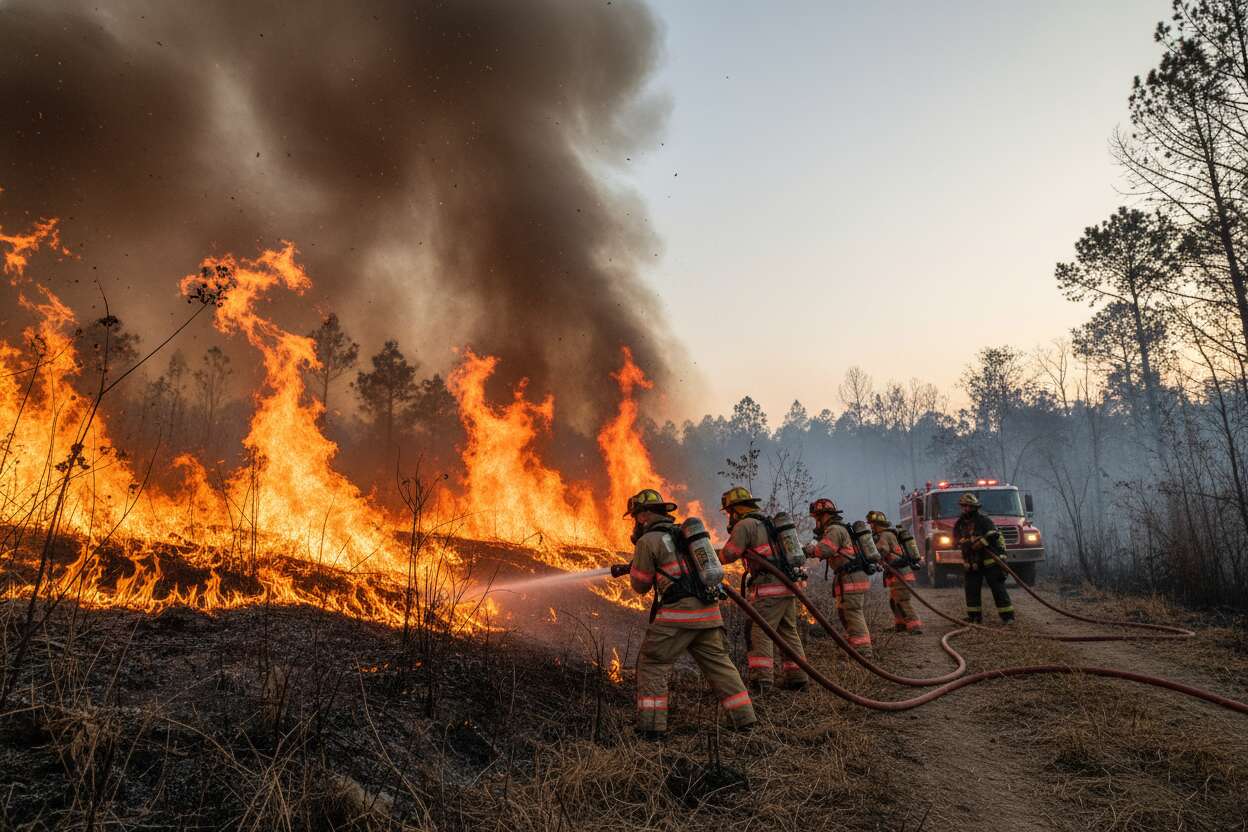 Puebla intensifica acciones contra incendios forestales, cero víctimas en 2026