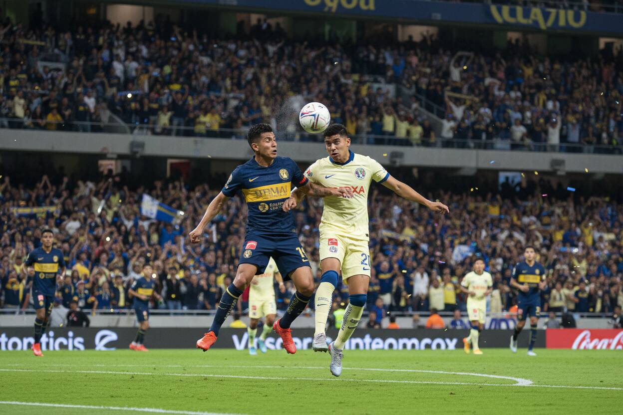 Pumas vence a América en un clásico lleno de pasión.