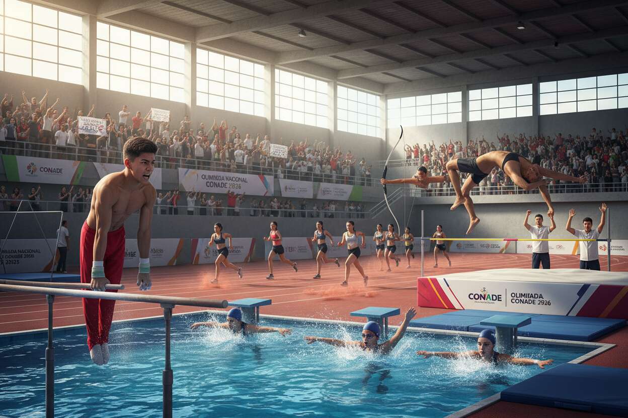 Olimpiada Nacional CONADE 2026: Arranca con emoción en cinco estados y ocho deportes