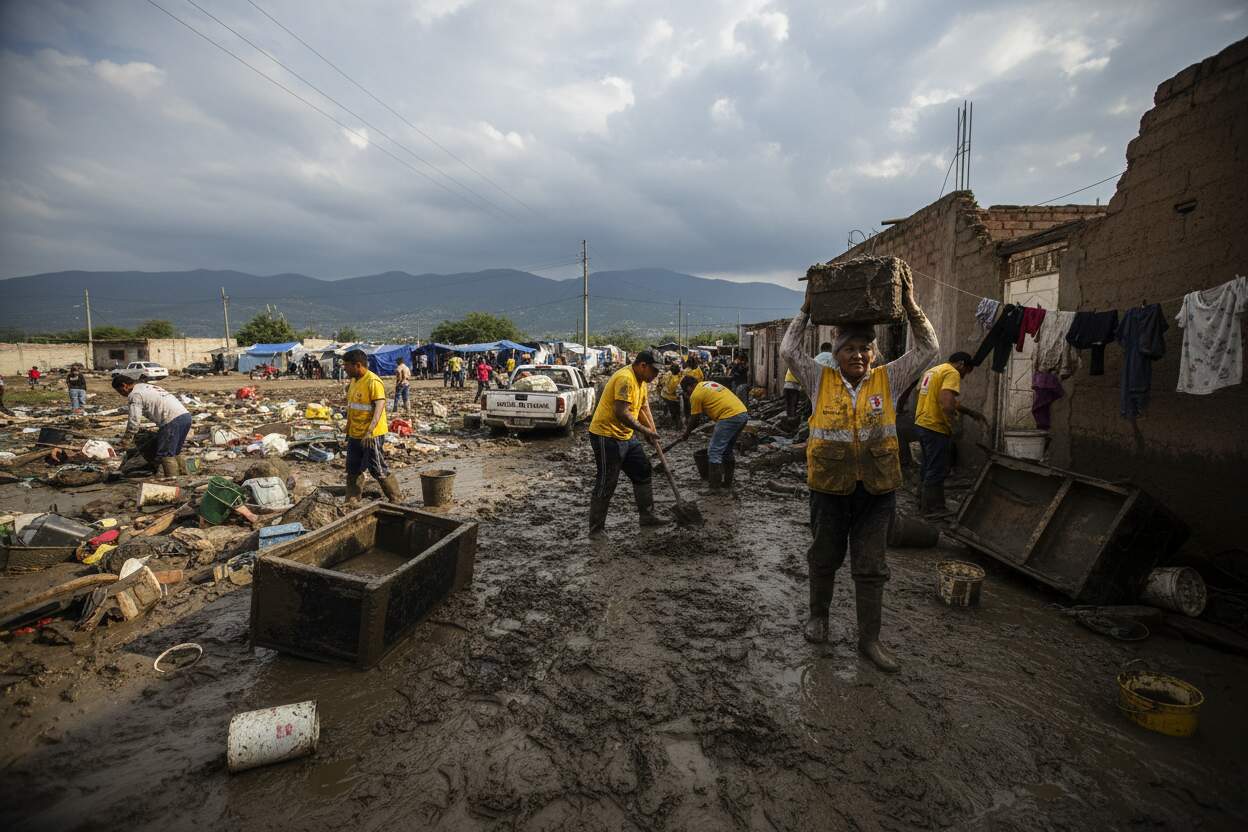 Censo de damnificados por vaguada monzónica en Hidalgo avanza 60%