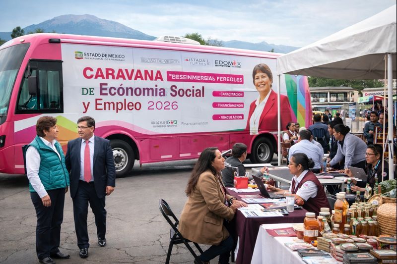 Caravana de Economía Social impulsará MIPYMES en el Estado de México