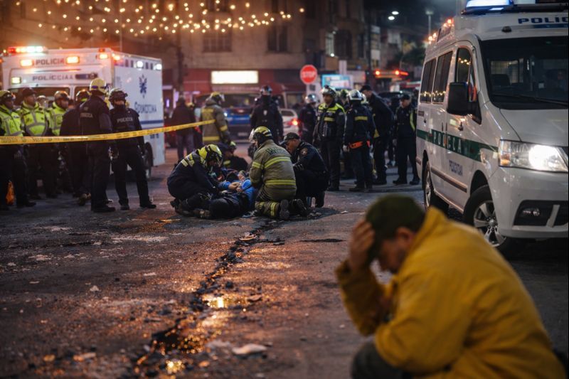 Ataque con granada en Bogotá deja un muerto y 13 heridos en zona de bares