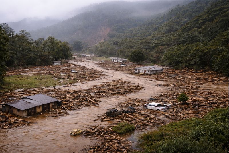 Noche de terror en Nueva Zelanda: familias atrapadas en los techos tras devastadoras inundaciones