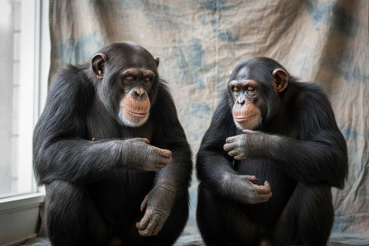 ¿Pueden hablar los chimpancés? Debate científico reavivado por primates comunicativos.
