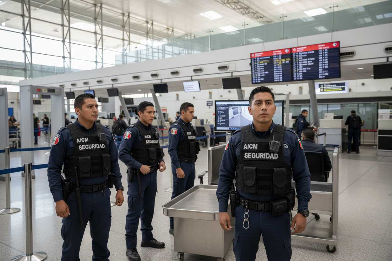 Marina refuerza seguridad en el AICM tras la captura de 'El Mencho'