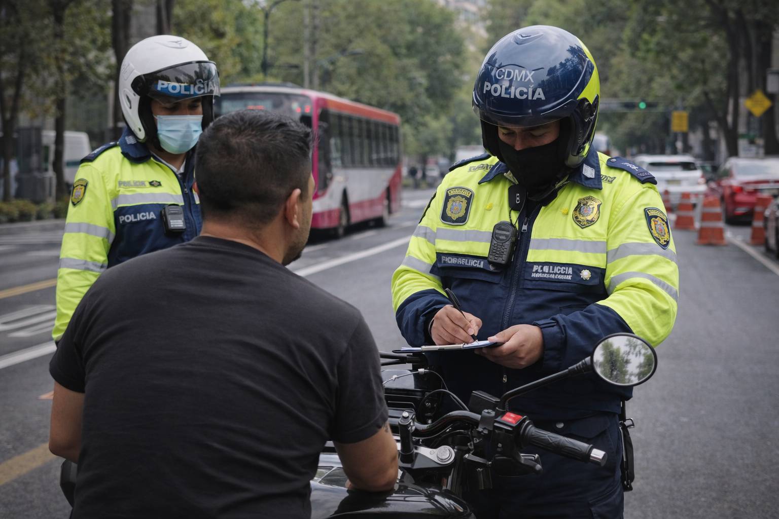 Multa por no usar casco en motos en CDMX será de hasta $2,346 pesos a partir de 2026
