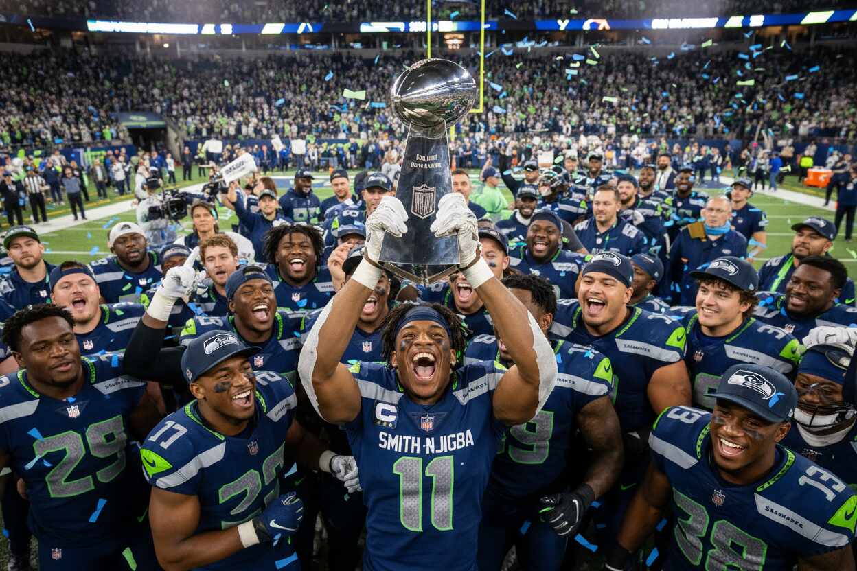 Jaxon Smith-Njigba firma extensión récord como mejor receptor pagado de la NFL