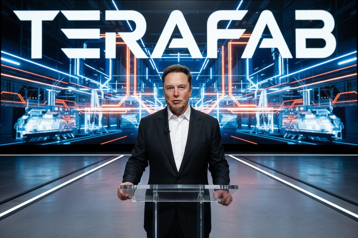 Elon Musk lanza Terafab: Fabricación propia de chips para IA y robótica