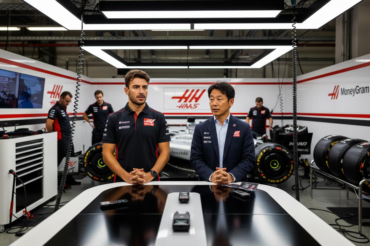 Haas desmiente rumores de enfrentamiento entre Komatsu y Ocon