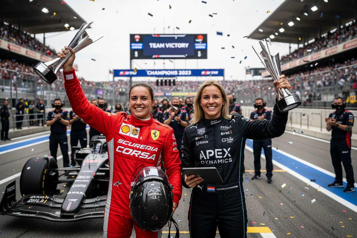 Laura Mueller y Hannah Schmitz, primeras mujeres con curva bautizada en F1.