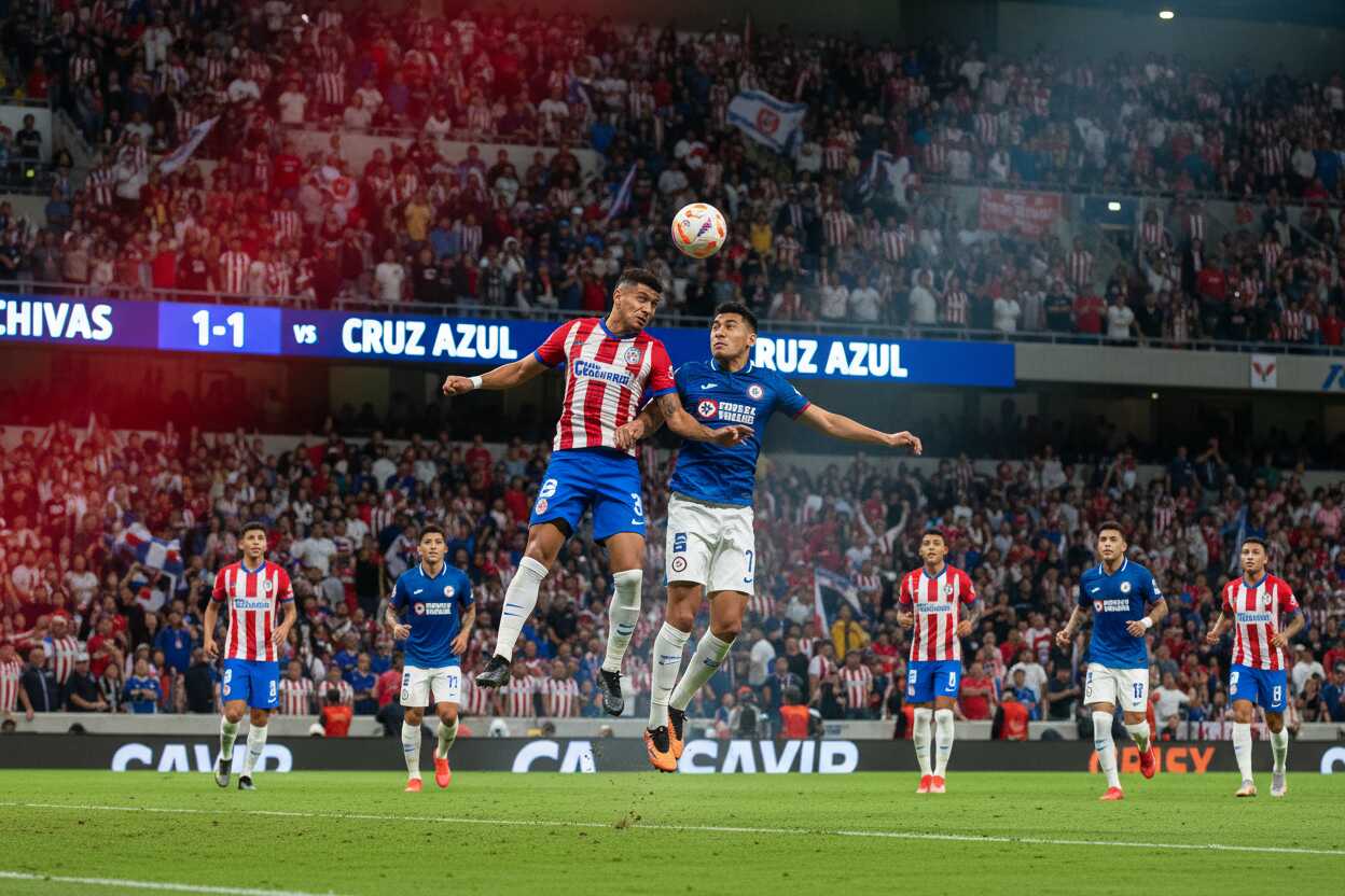 Chivas pierde invicto, pero sigue líder; Pumas, Cruz Azul y Toluca aprietan.