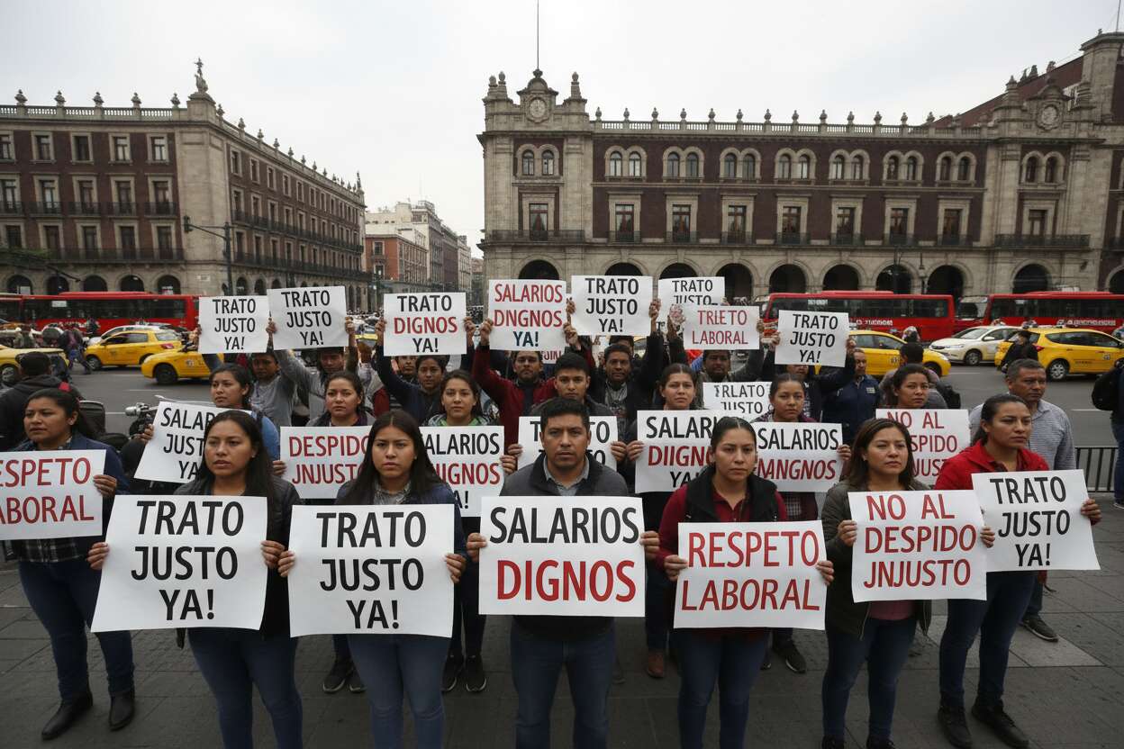 Huelga en Nacional Monte de Piedad: 7 meses sin solución en Playa del Carmen