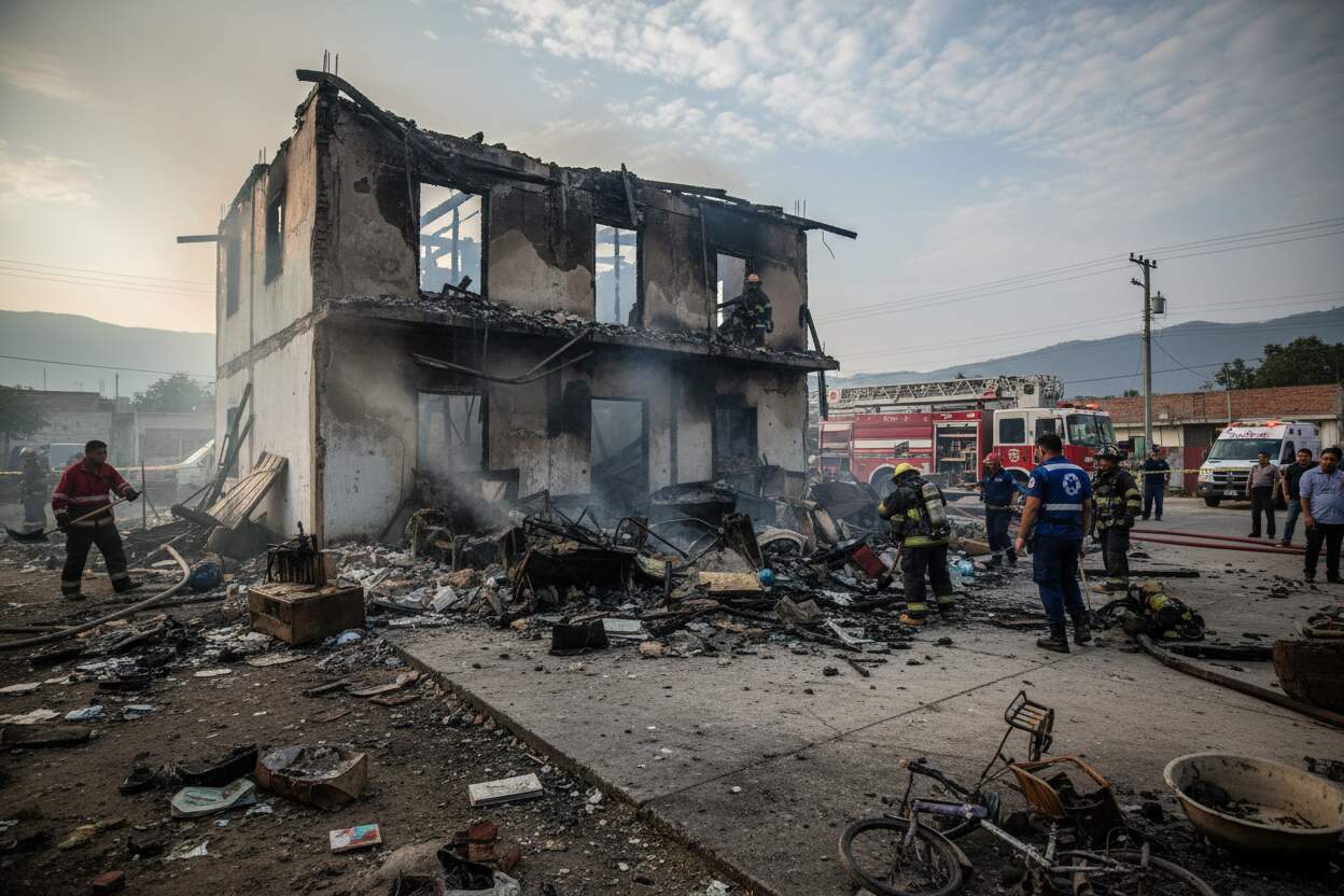 Tragedia en Nogales: Incendio deja tres muertos, incluidos dos adultos y un menor