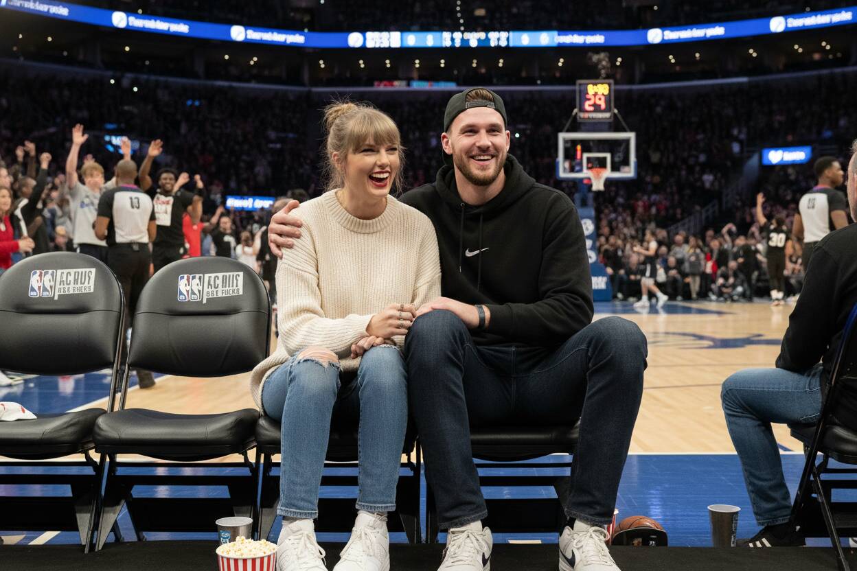 Taylor Swift y Travis Kelce causan furor en la NBA con inesperada cita en Nueva York