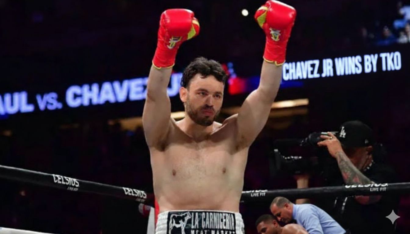 Chávez Jr. regresa triunfal con nocaut a Sacco en su primera victoria del año