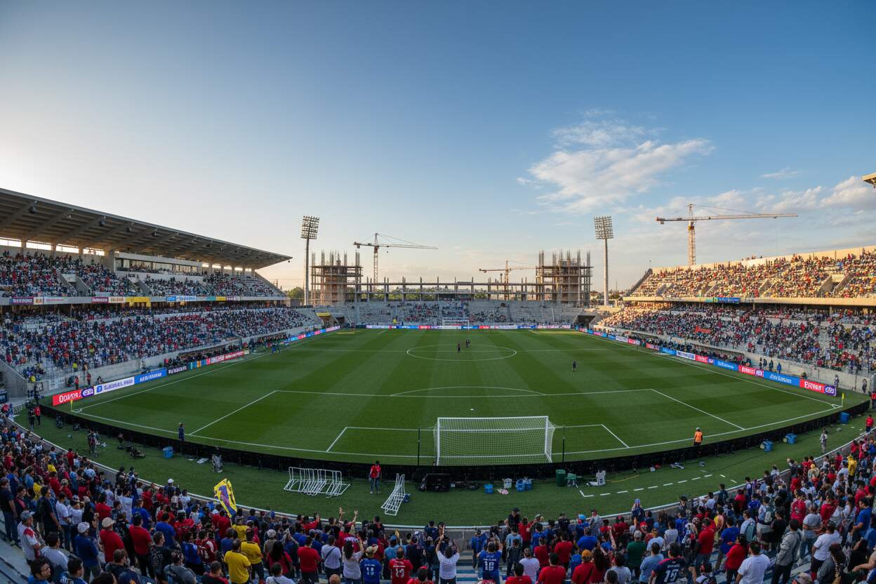 Obras en Estadio Banorte se pausarán para partido México-Portugal