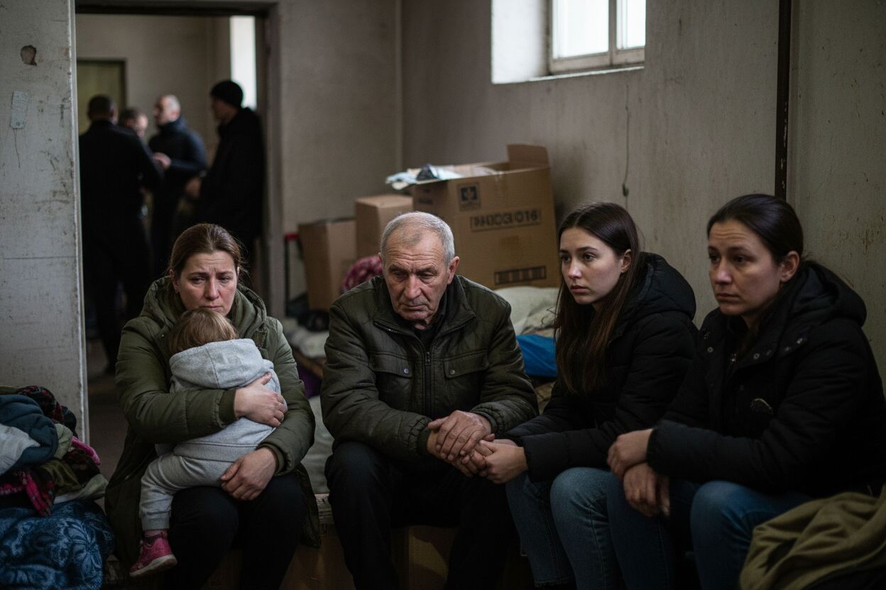 Ucrania resiste un mes tras la invasión rusa: refugiados y protestas globales