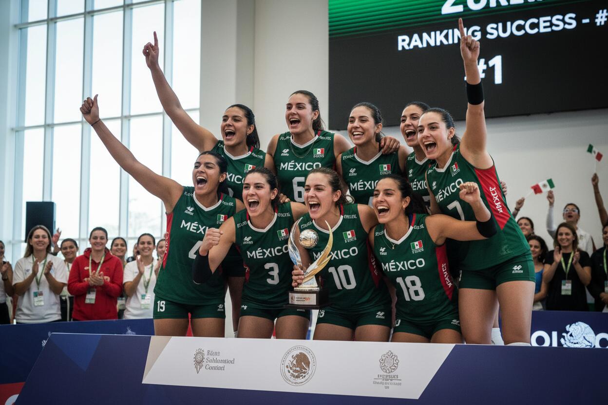 Voleibol femenil mexicano escala posiciones en rankings mundiales y de NORCECA.