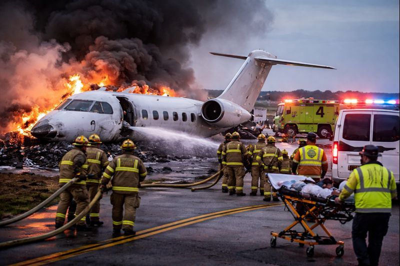 Accidente aéreo en Maine: 7 muertos tras caída de jet privado en Bangor