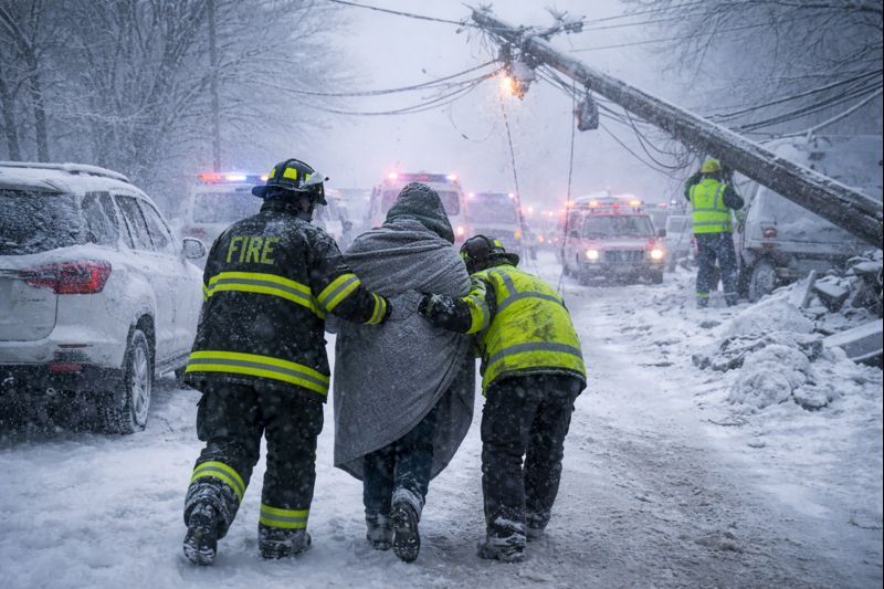Tormenta invernal deja al menos 37 muertos y caos en Estados Unidos por frío extremo