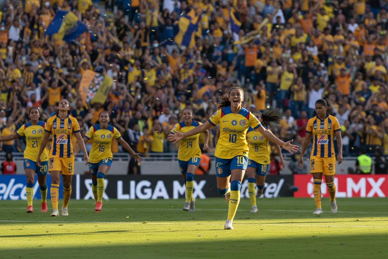 América vence a Tigres con gol de Geyse da Silva en Liga MX Femenil