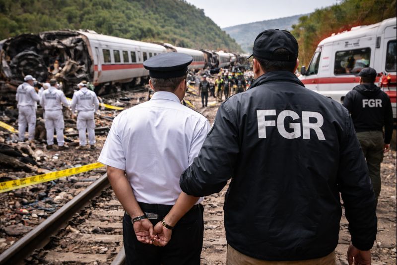 Descarrilamiento del Tren Interoceánico: FGR identifica al responsable por exceso de velocidad