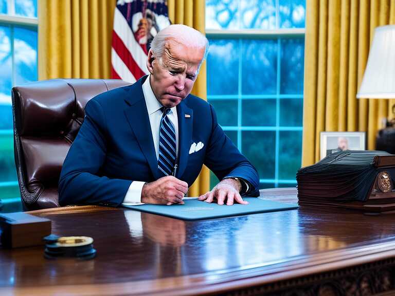 Trump revela la carta inspiradora que le dejó Biden en la Casa Blanca