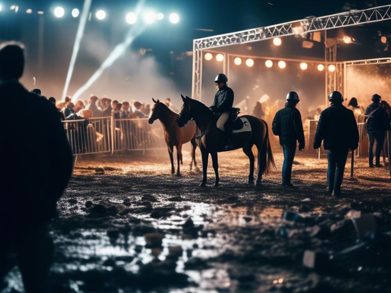 Investigación por daños en la Feria Internacional del Caballo tras disturbios durante concierto de Luis R. Conriquez