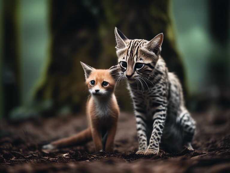 Liberan en su hábitat natural un zorro y un tigrillo lanudo rescatados en Colombia