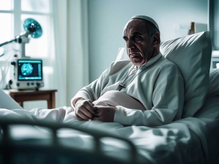 Papa Francisco iguala récord de hospitalización de Juan Pablo II