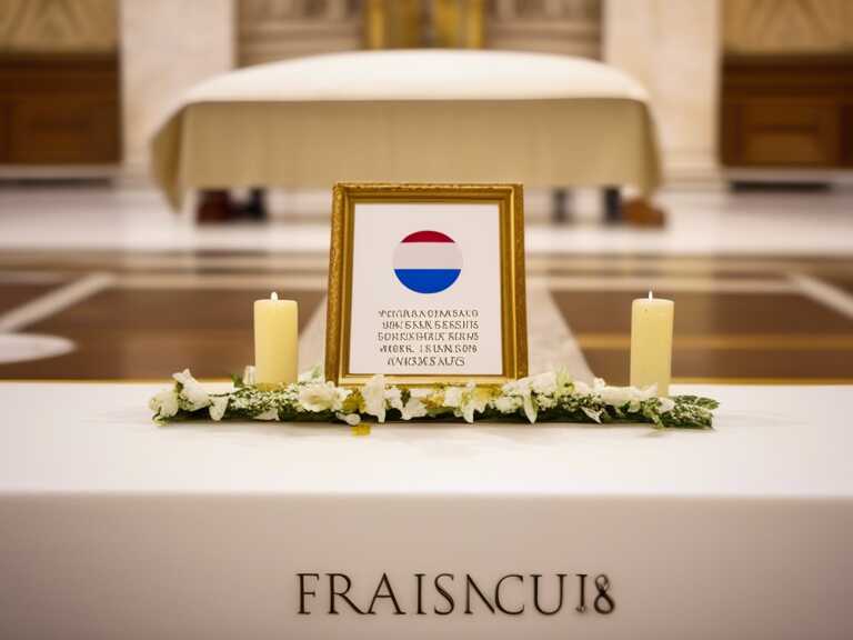 La tumba del Papa Francisco: lápida de mármol de Liguria en Santa María La Mayor