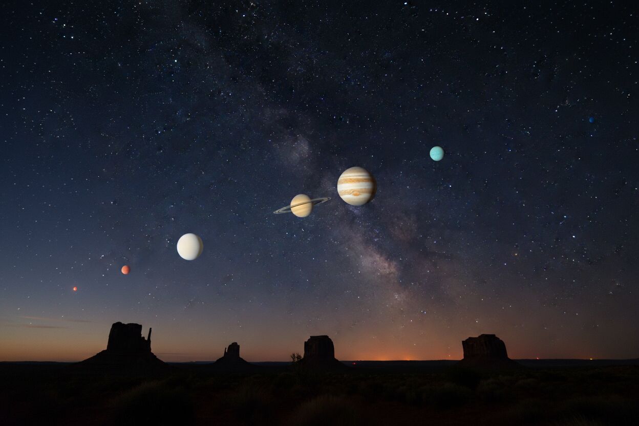 Alineación de seis planetas este fin de semana: cómo y cuándo ver este espectáculo astronómico