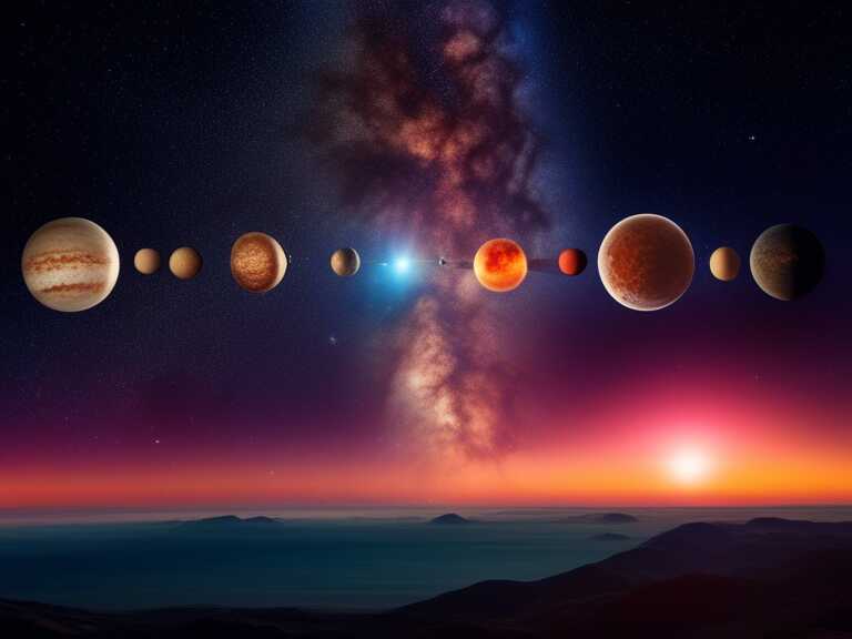 Espectacular alineación de seis planetas en el cielo: observarán Marte, Júpiter, Venus y más en 2025