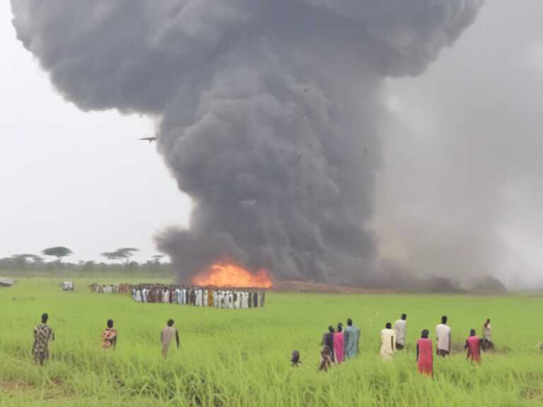 Tragedia en Sudán del Sur: avioneta alquilada por empresa china se estrella y deja 20 muertos