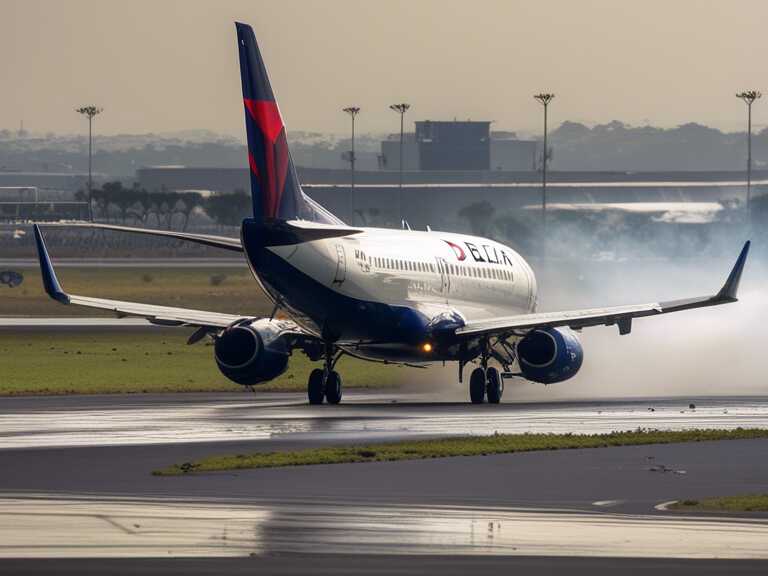 AICM: Aterrizaje de emergencia de vuelo Delta 576 por falla técnica sin daños reportados