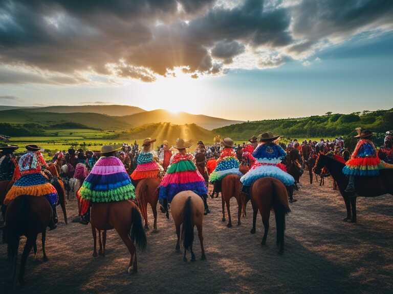 Cabalgata ecuestre recorre 100 km para celebrar aniversario de Parras de la Fuente