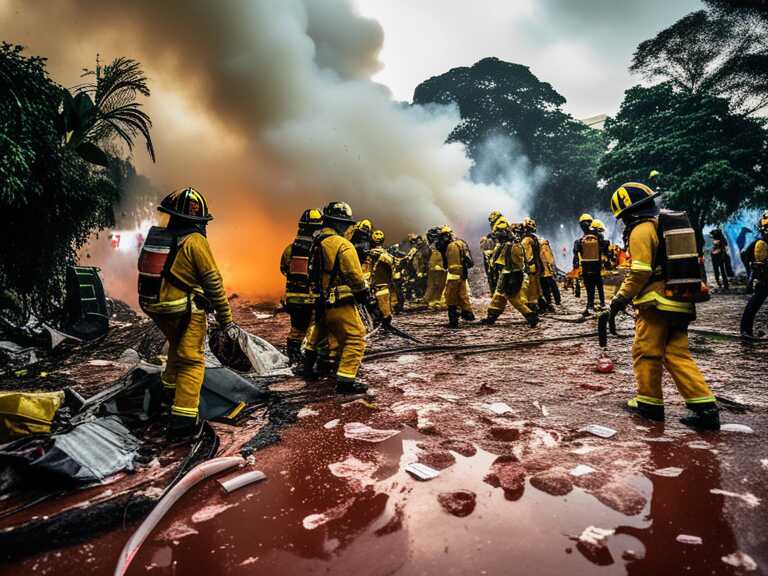 Avioneta se estrella en Sao Paulo, dos muertos y seis heridos leves