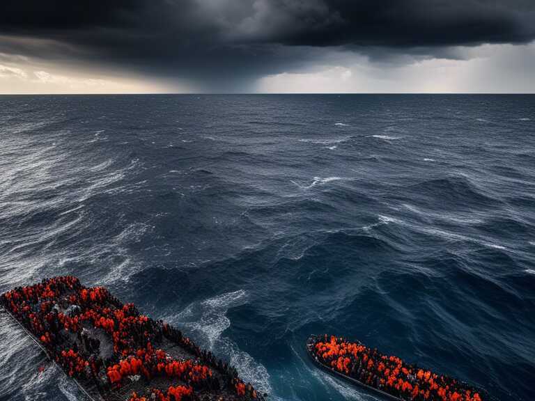 Tragedia en el Mediterráneo: tres niños africanos mueren ahogados durante peligrosa travesía con sus padres