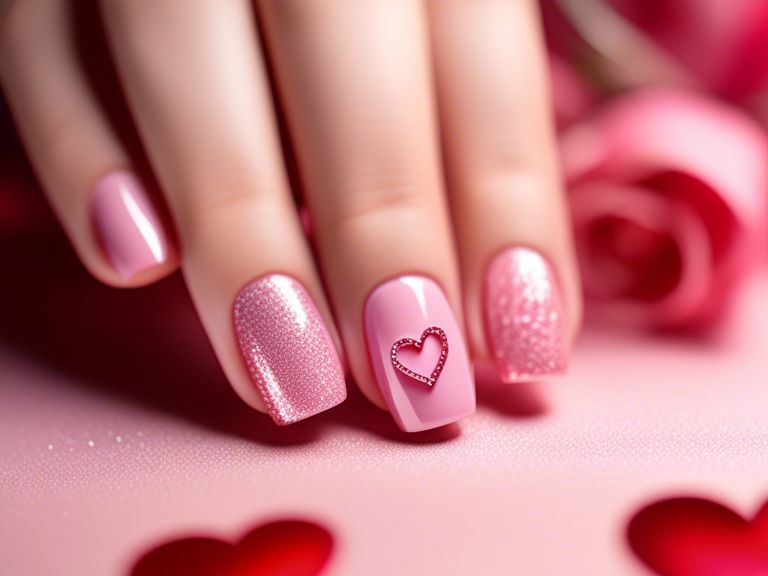 Descubre los mejores diseños de uñas rosas para San Valentín 2025 que marcan tendencia