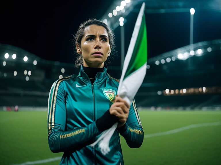 Gimnasta Elsa García desata controversia por arrojar la bandera de México en ceremonia en Reino Unido